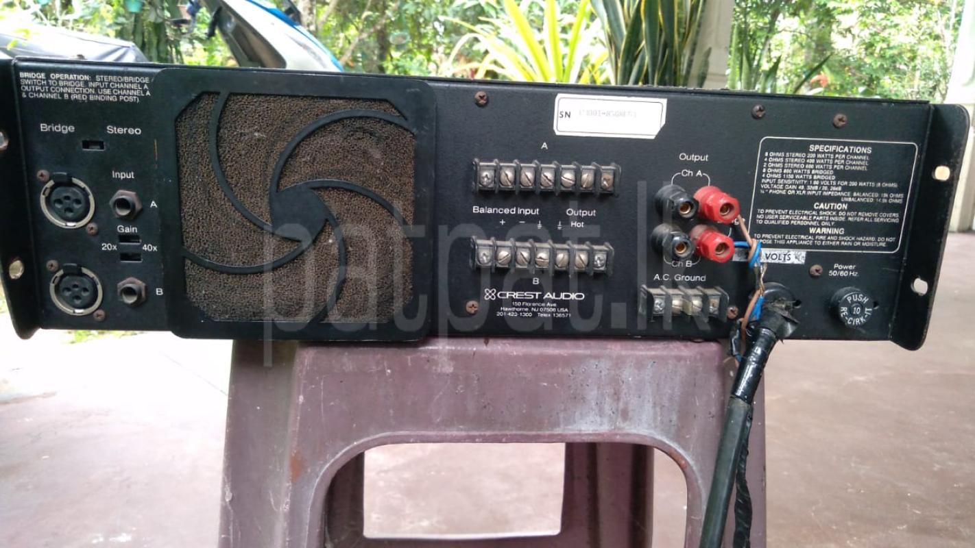 ක්‍රෙස්ට් ඕඩියෝ ඇම්ලිෂර් විකිණීමට