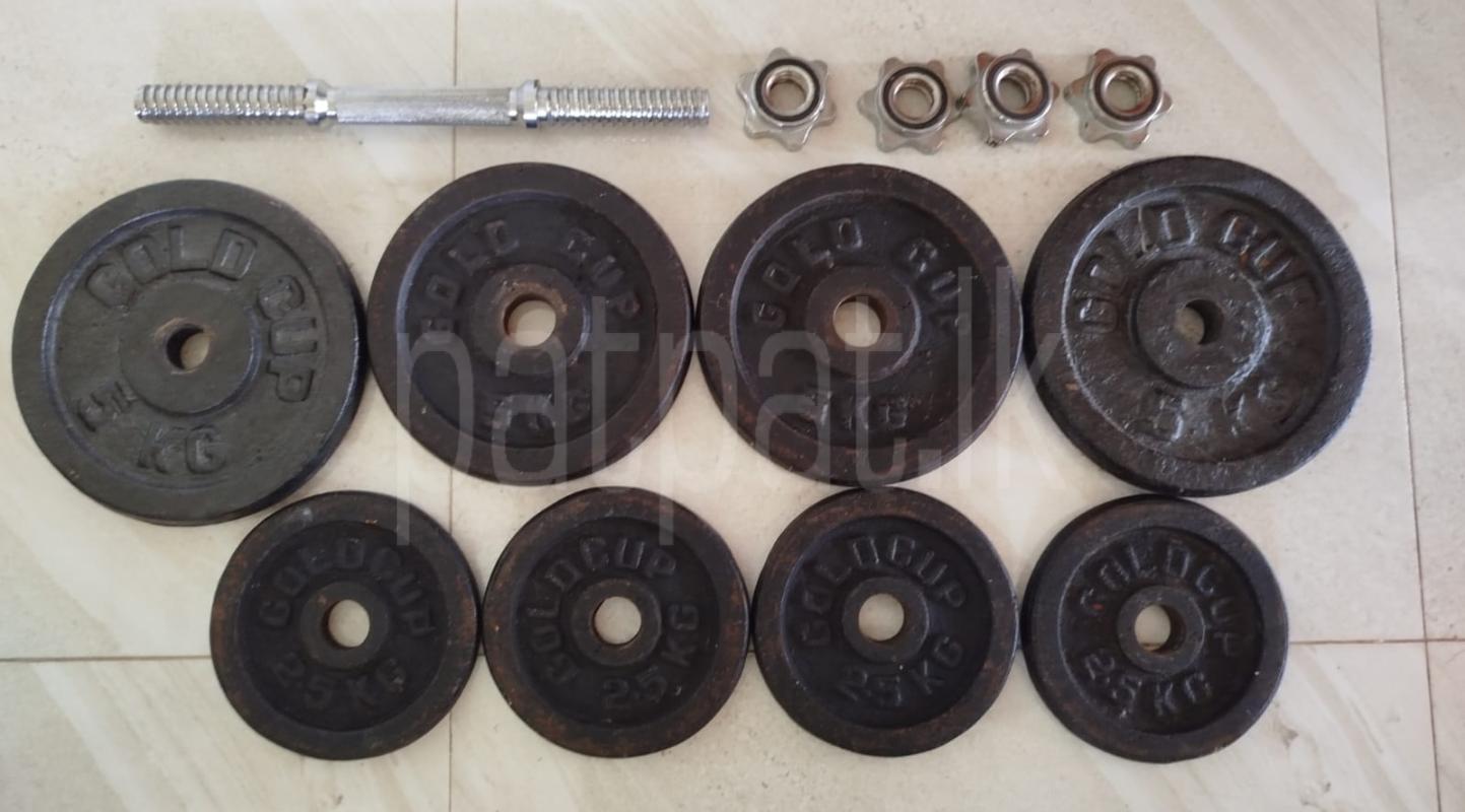 Brand new Multifunctional  Latpull down  weight machine & dumbbells