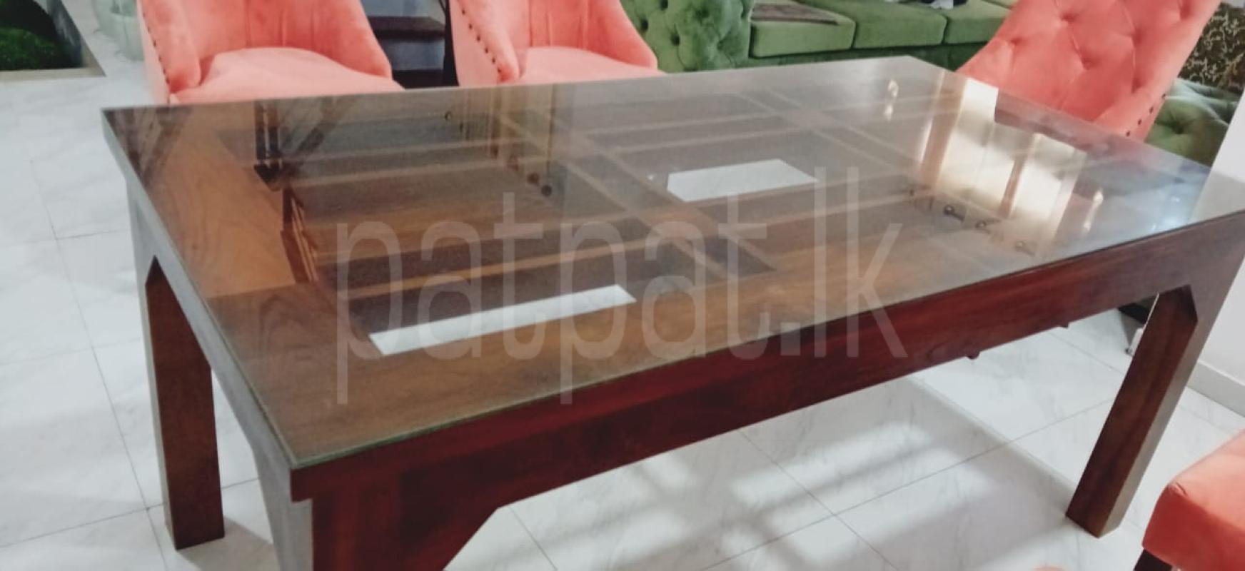 used teak daning table