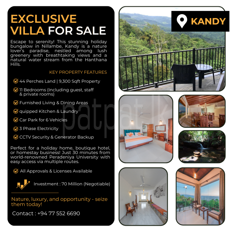 Hotel for Sale in Nillambe