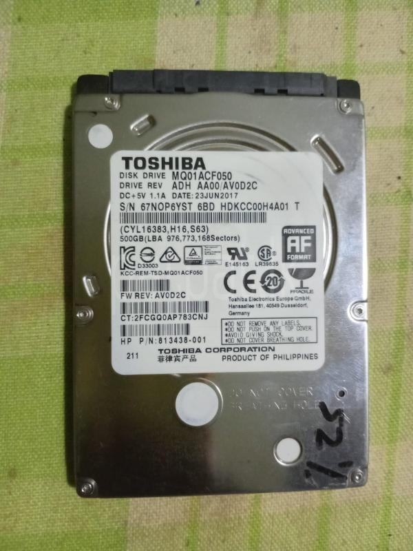 500GB Laptop Harddisk