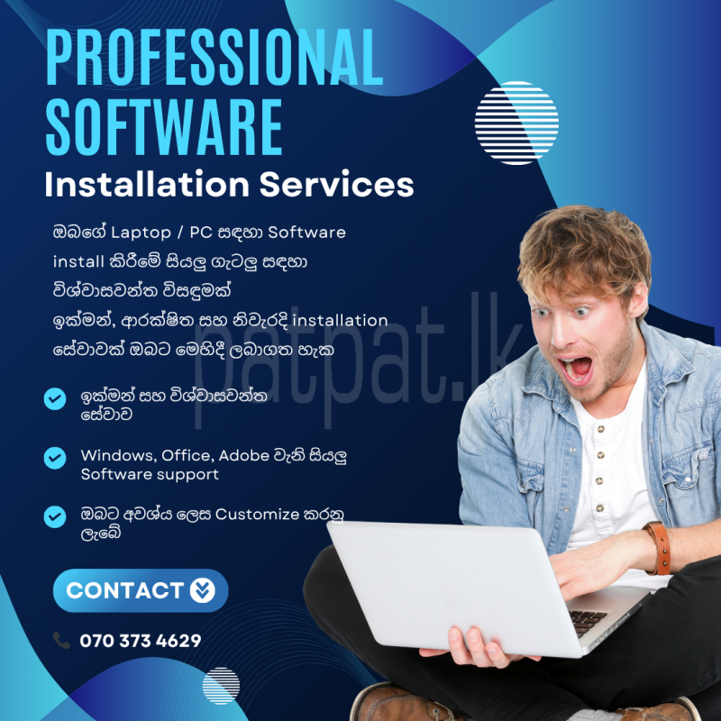 Professional Software Installation Service for PC & Laptop