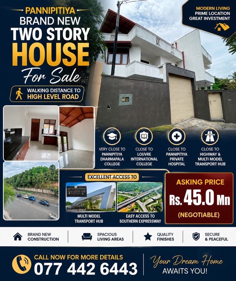 House for Sale in Pannipitiya