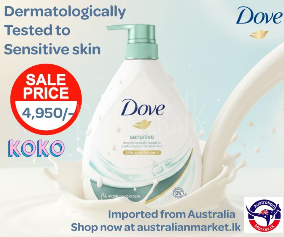 Dove Sensitive 24H Nourishment Body Wash 1 L ads-image-1