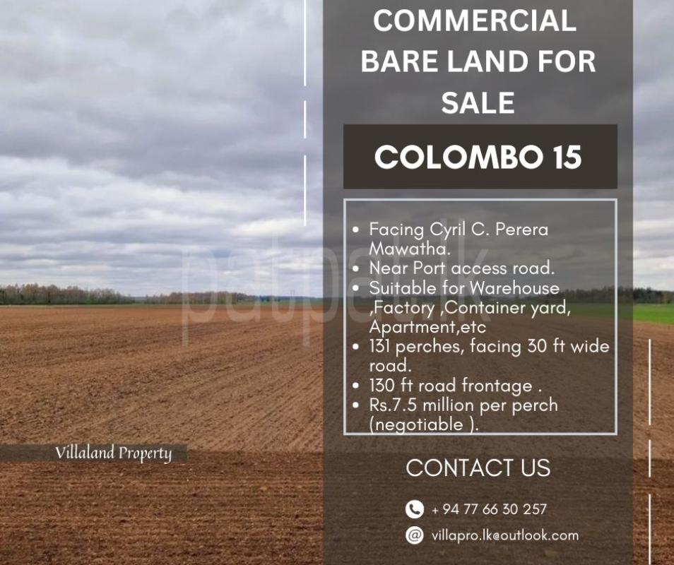 Commercial Land for Sale in Mattakkuliya (Colombo 15) ads-image-1