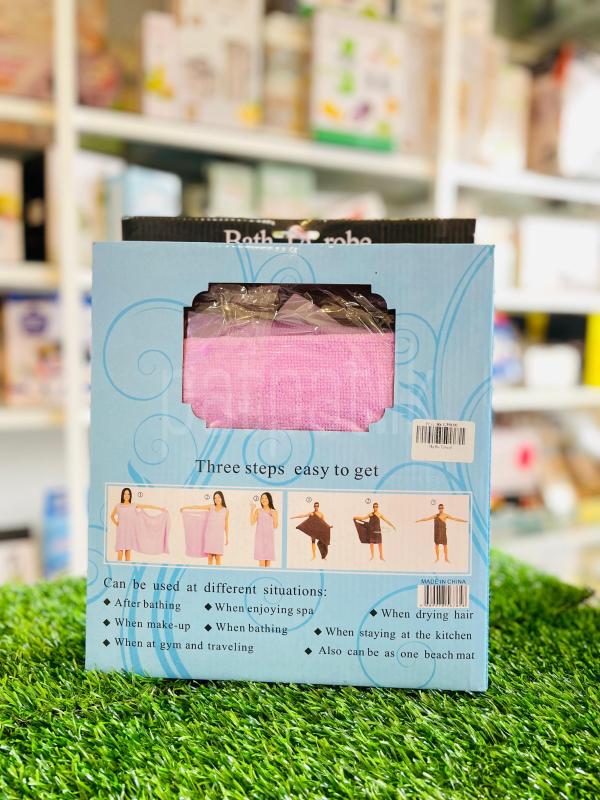 Women Microfiber Wearable Bath Wrap ads-image-1
