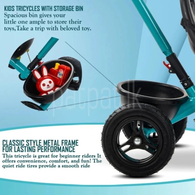 2in1 Push stroller bike Rubber wheels and trike mode for baby kids