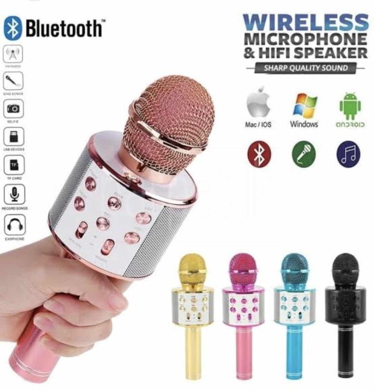 ⭕Professional Bluetooth Wireless Microphone Speaker ads-image-1