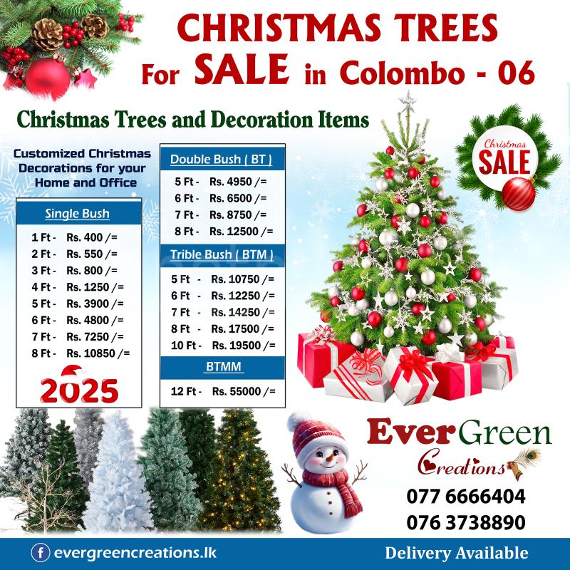 Christmas trees and Decoration items for Sale in Colombo 6 ads-image-1