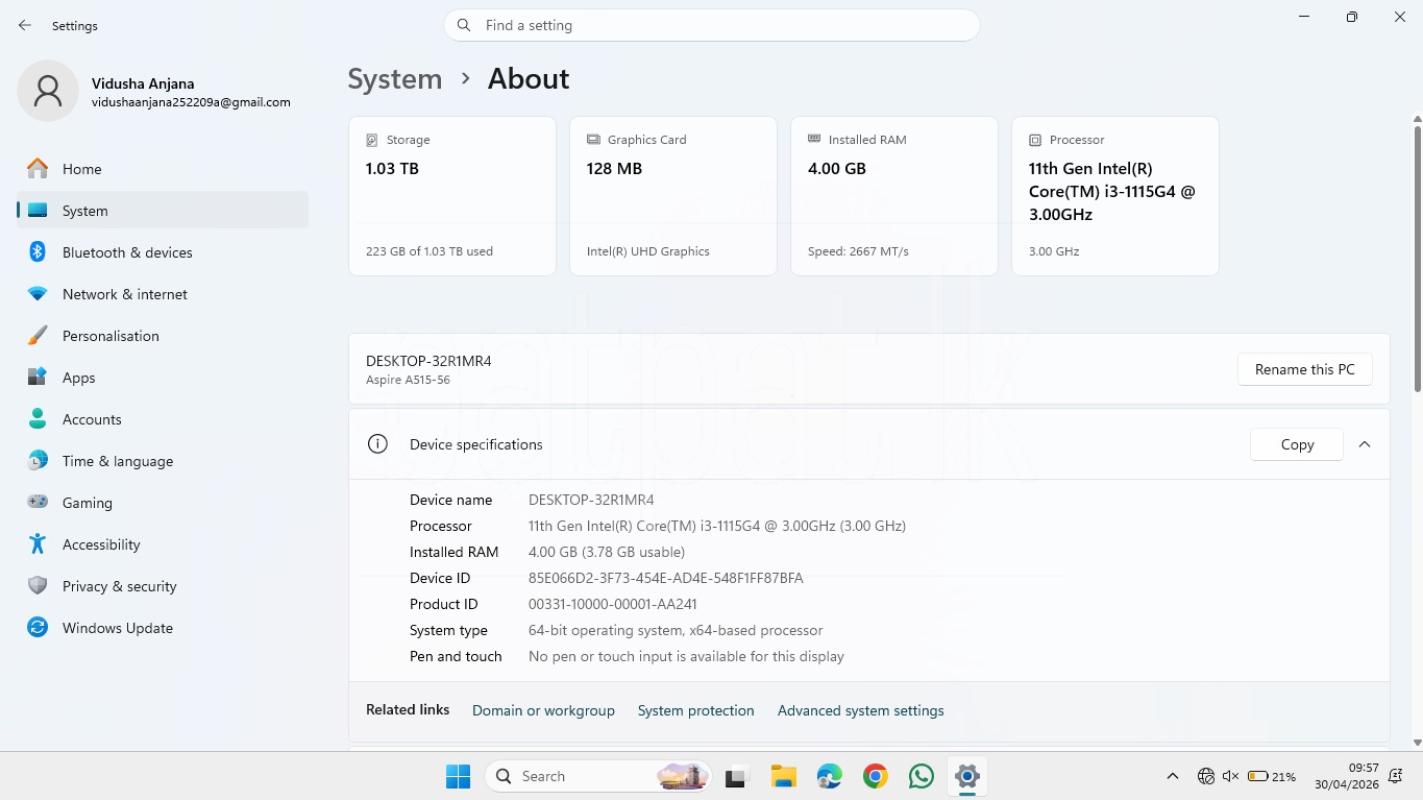 Acer Laptop