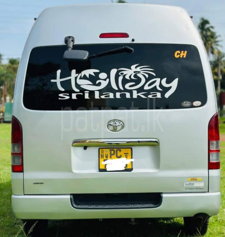 Toyota Hiace 2008 - பயன்படுத்தப்பட்டது வேன் sale in Sri Lanka - patpat.lk
