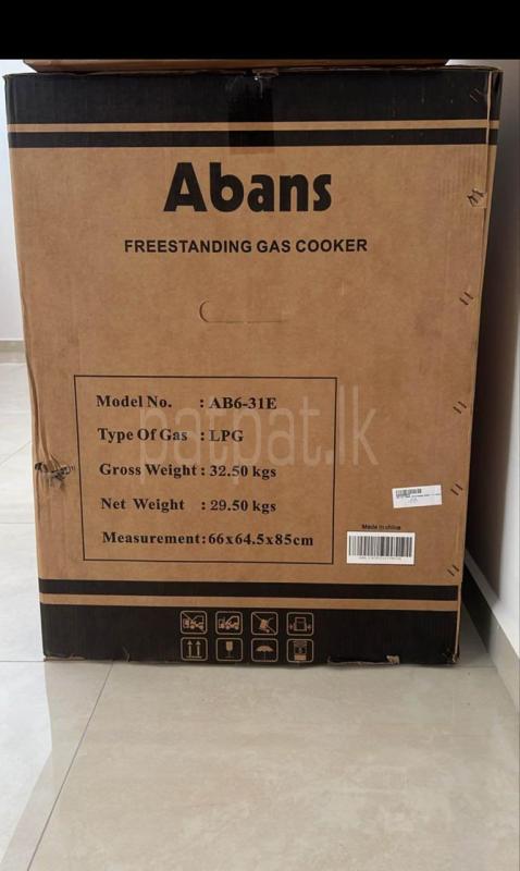 Brand New Abans 4 Burner Freestanding Cooker