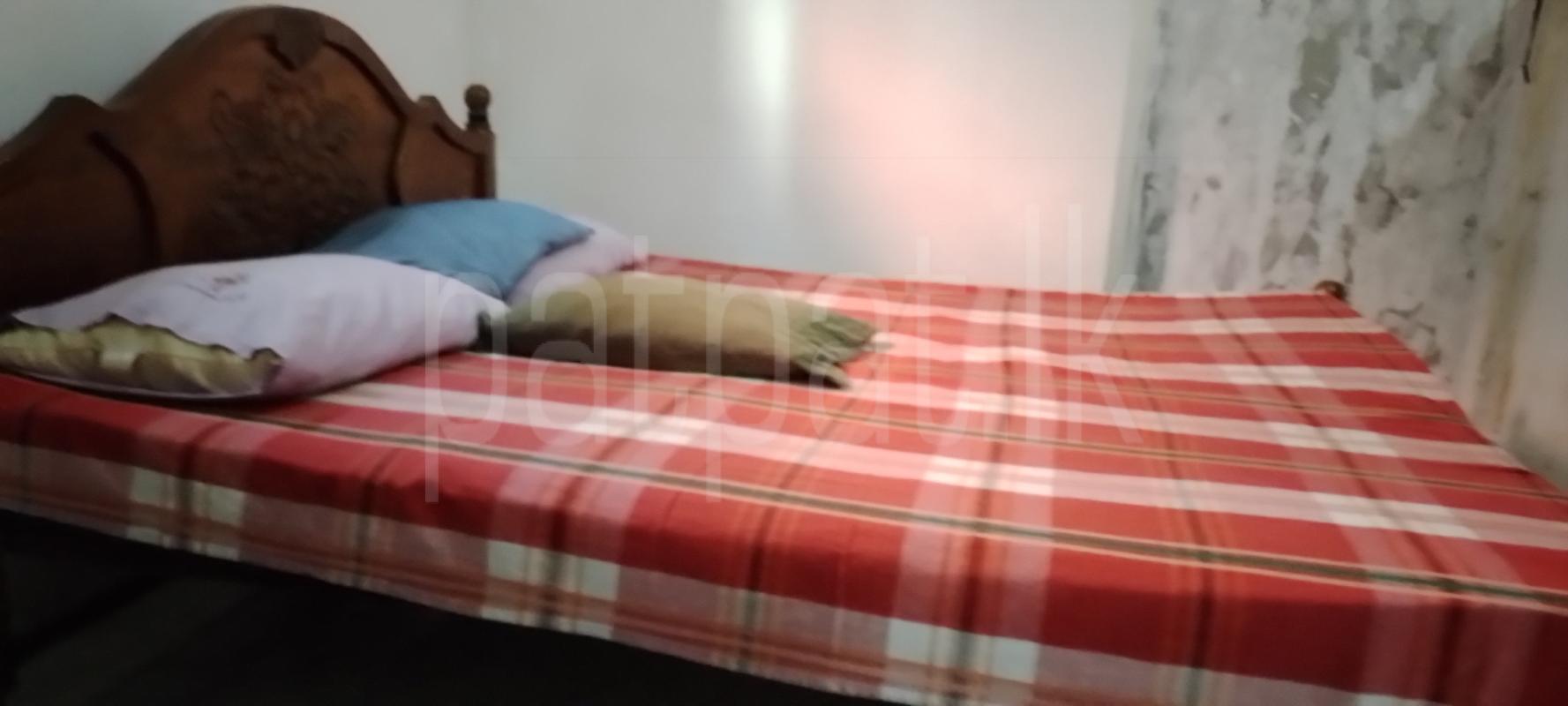 Teak Double bed with Mattress ads-image-1