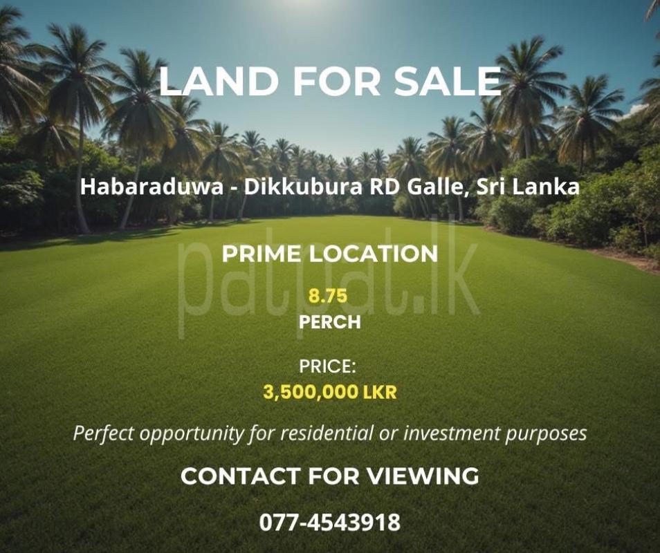 Residential Land for Sale in Habaraduwa