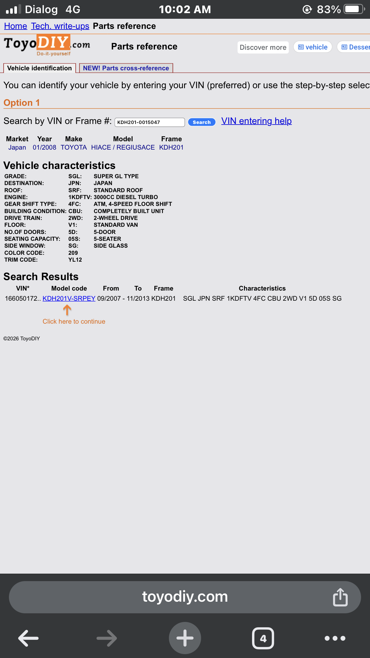 Toyota Hiace 2008 - பயன்படுத்தப்பட்டது வேன் sale in Sri Lanka - patpat.lk