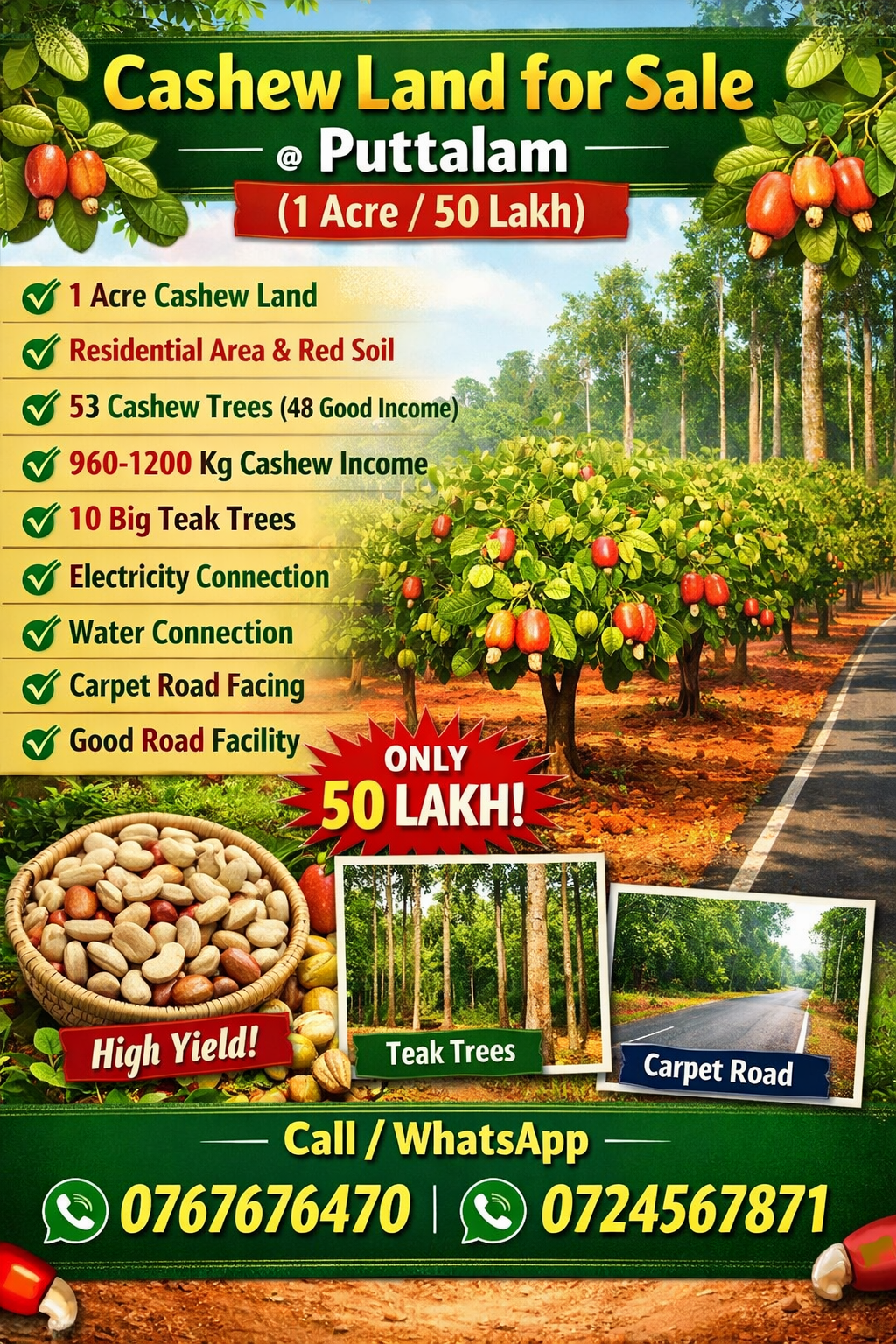 Agricultural Land for Sale in Puttalam ads-image-1