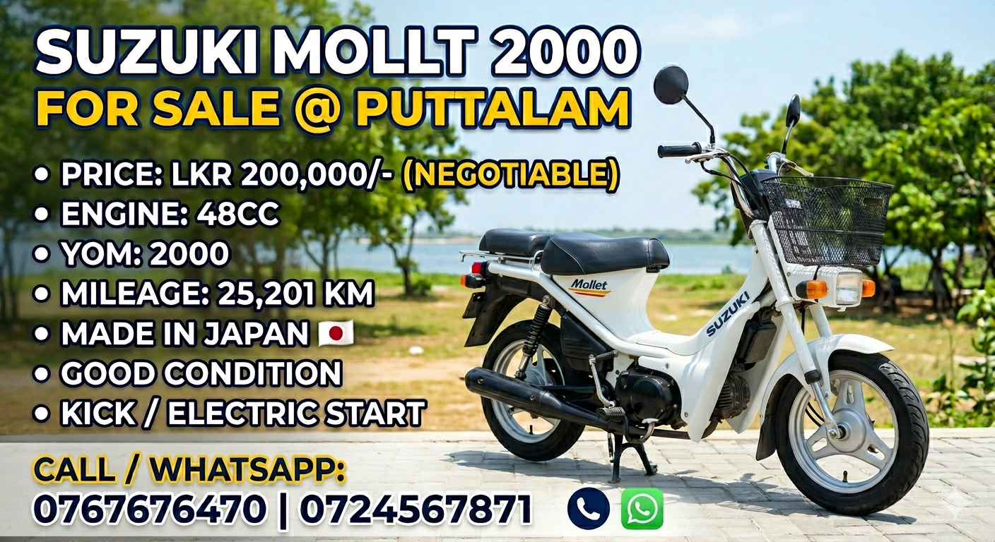 Suzuki Mollet 2000 - Used Bike sale in Sri Lanka - patpat.lk