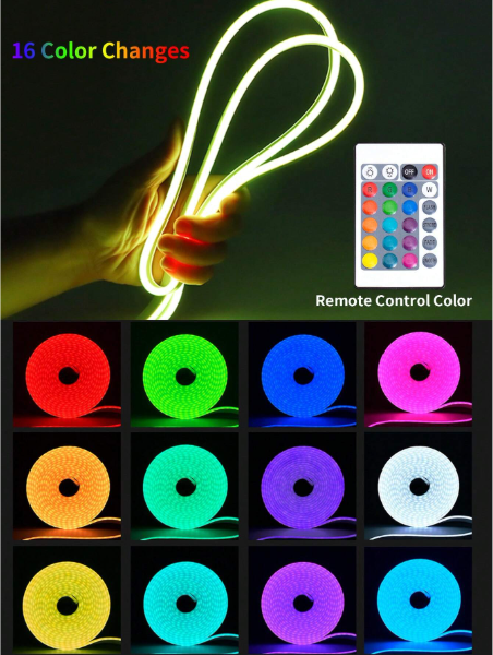 Flexible RGB LED Neon Strip Lights