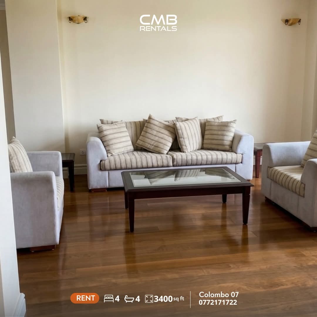 Luxury Apartment for Rent in Cinnamon Garden (Colombo 07)