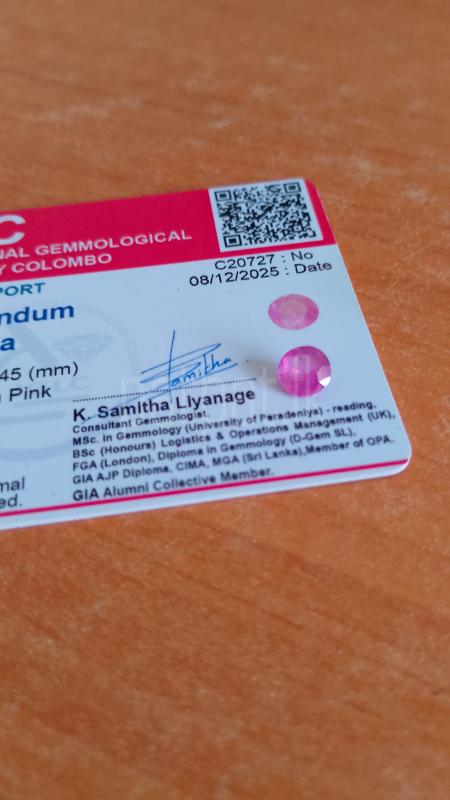 Natural Padmaraga Certified 1.09 ct