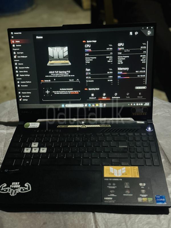 ASUS TUF Gaming F15 | i5 12th Gen | NVIDIA RTX 3050 4GB DDR6