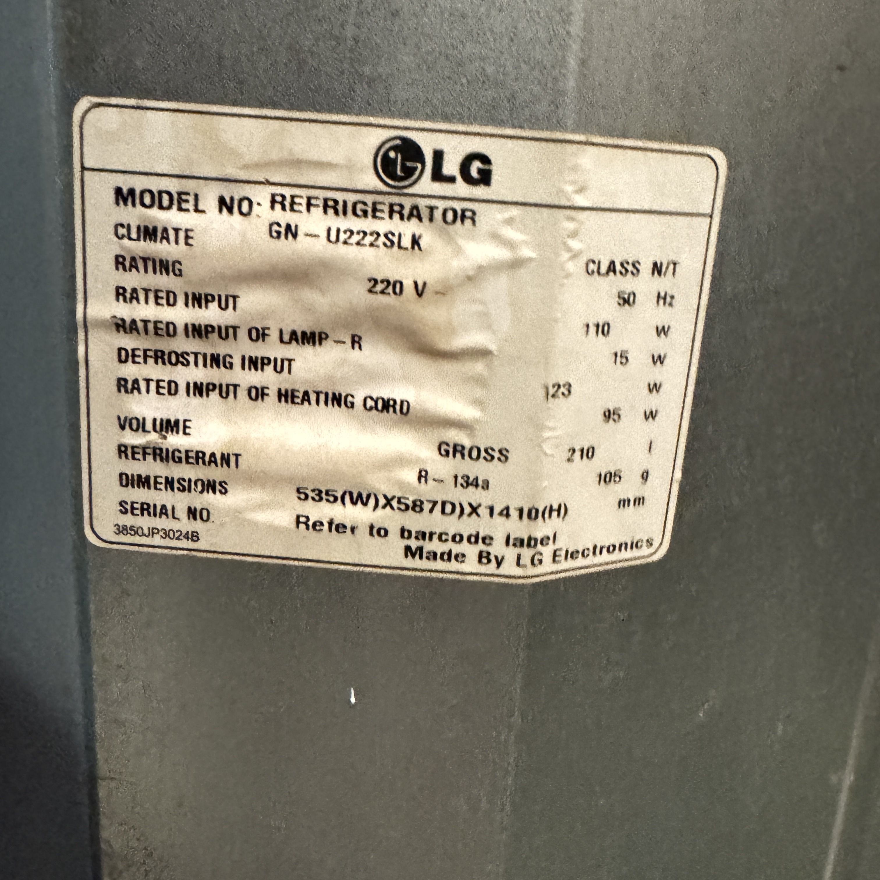 LG Refrigerater