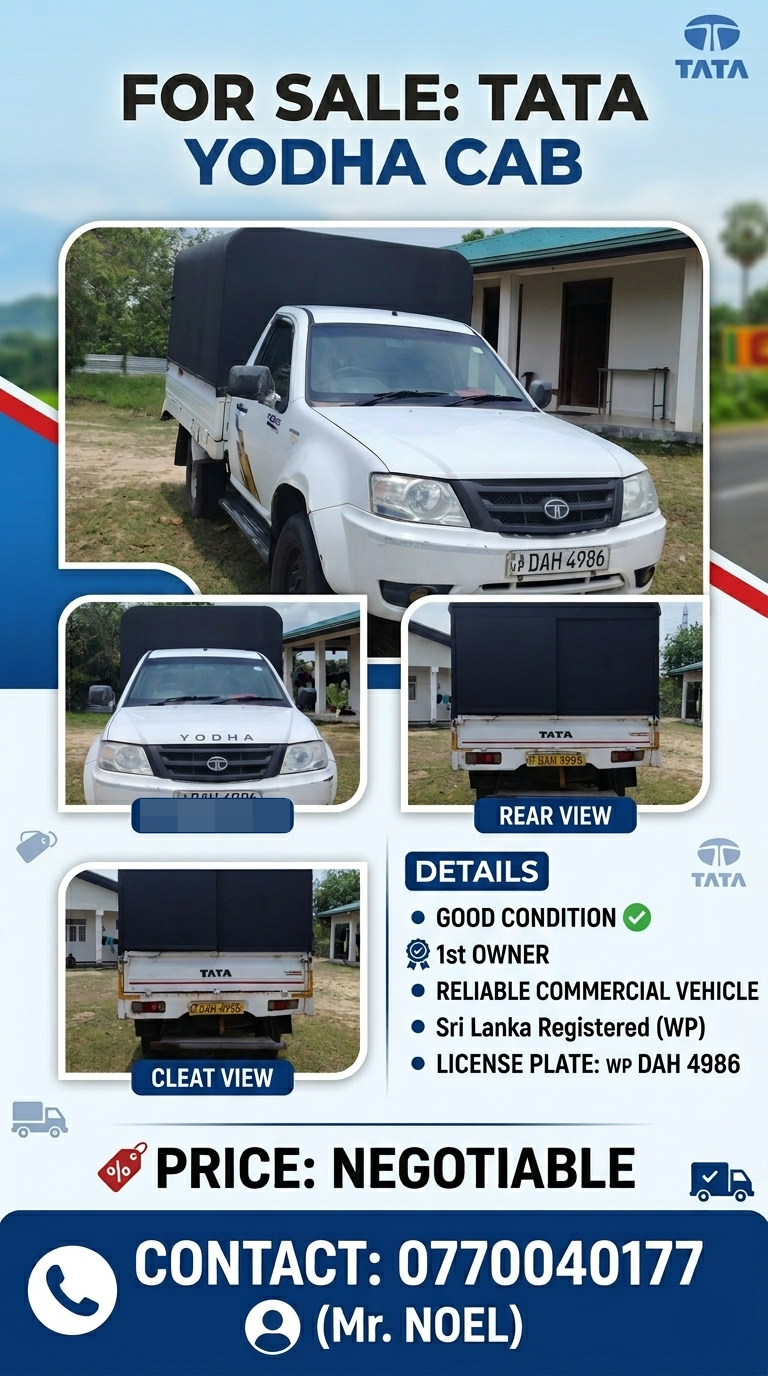 Tata Xenon 2019 - பயன்படுத்தப்பட்டது டிரக் sale in Sri Lanka - patpat.lk