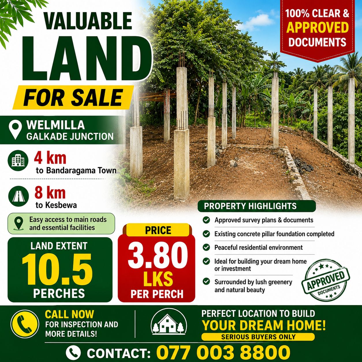 Residential Land for Sale in Kesbewa