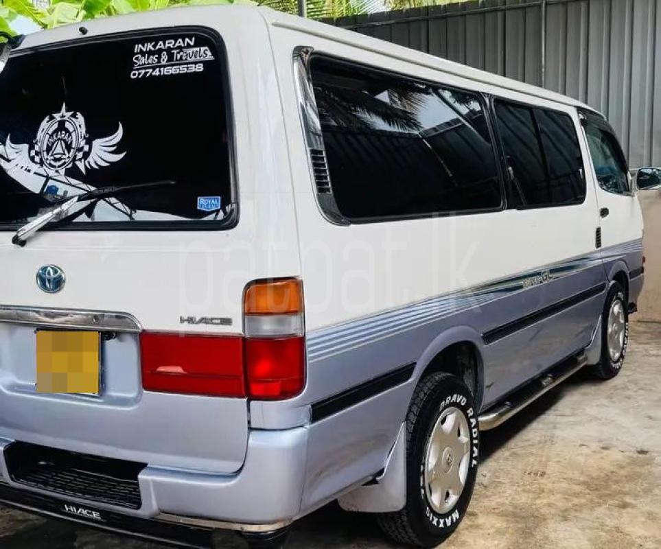 Toyota Hiace 2002 - பயன்படுத்தப்பட்டது வேன் sale in Sri Lanka - patpat.lk