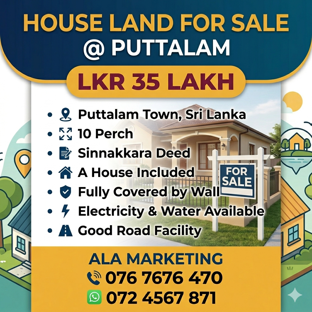 House for Sale in Puttalam