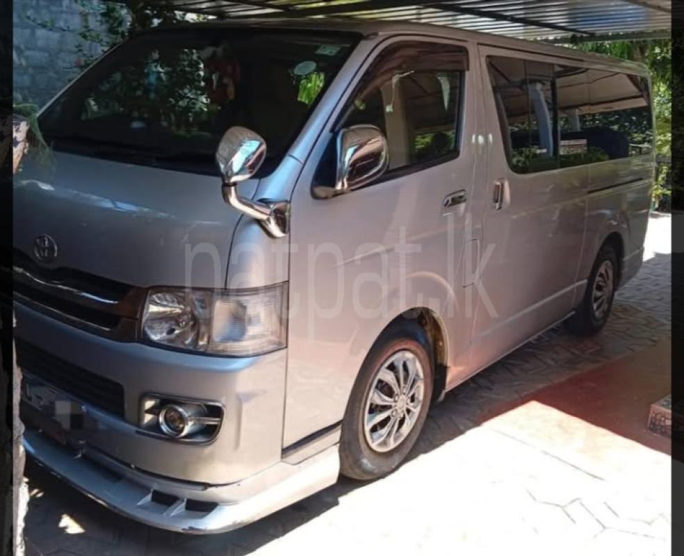 Toyota Hiace 2008 - பயன்படுத்தப்பட்டது வேன் sale in Sri Lanka - patpat.lk
