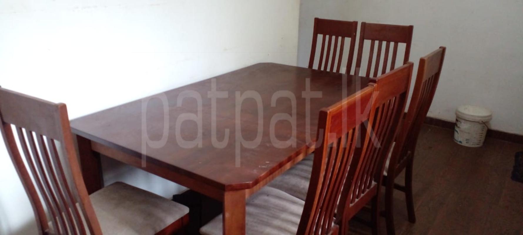 Dining table with 6 chairs