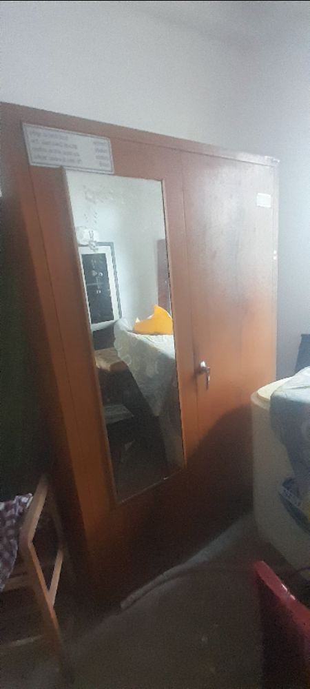 Cupboards steel and wooden