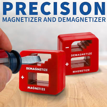 Red Precision Magnetizer and Demagnetizer for Screwdrivers ads-image-1