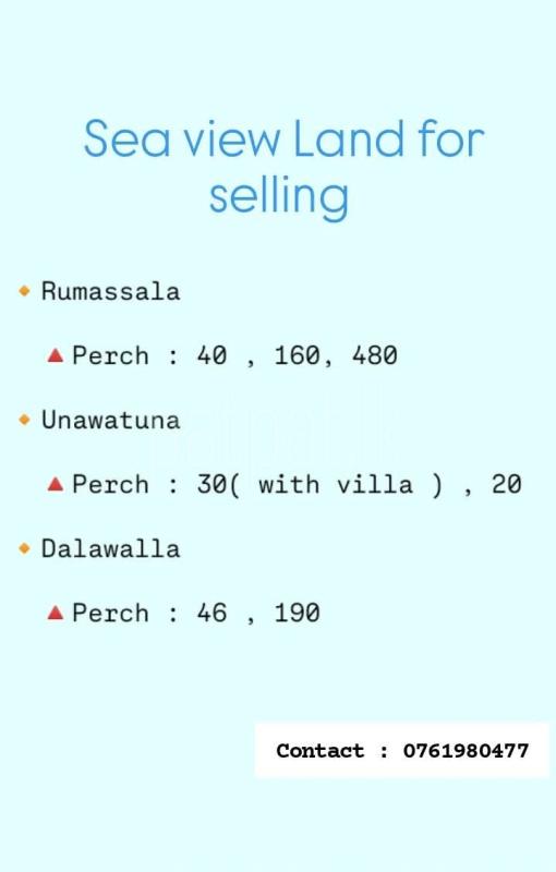 Commercial Land for Sale in Unawatuna