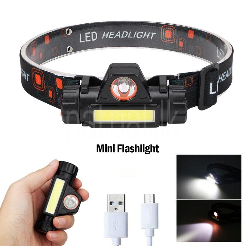 Portable Mini Flashlight Q5+COB Led Head lamp (P00111) ads-image-1