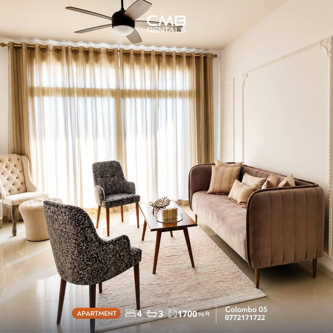 Luxury Apartment for Rent in Narahenpita (Colombo 05)