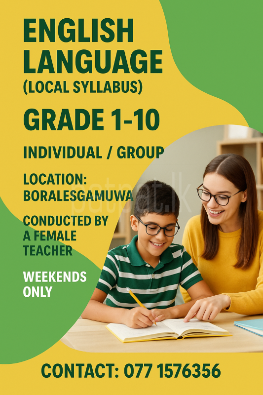 English Classes ( Local / Edexcel) ads-image-1