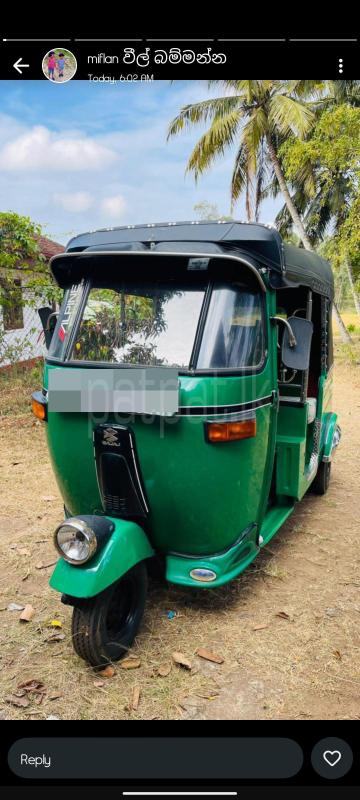 Bajaj Three Wheel 2008 - භාවිතා කරන ලද ත්‍රිරෝද රථය sale in Sri Lanka - patpat.lk