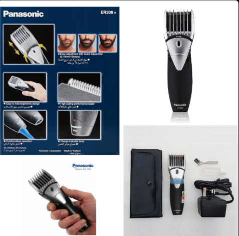 PANASONIC ER206K Rechageable Beard/Hair Trimmer
