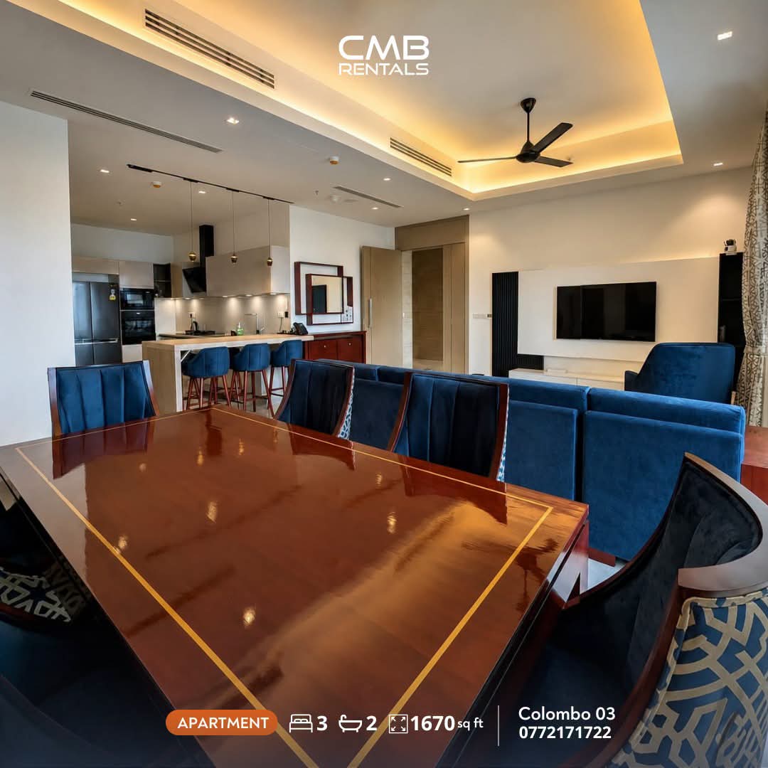 Luxury Apartment for Rent in Kollupitiya (Colombo 03)