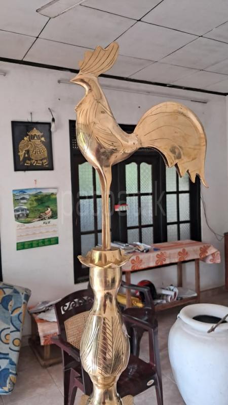 Brand New Brass Oil Lamp පිත්තල පොල්තෙල් පහන ads-image-1