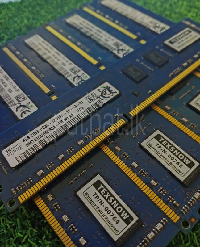 8GB DDR3 1600Mhz PC3L Desktop Ram Cards