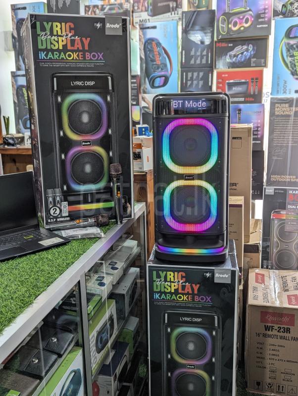 Brodu Bts-2120 High Power Outdoor Party Speakers (Dual Mic)