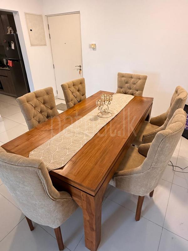 Teak Dinning Table & 6 Chairs