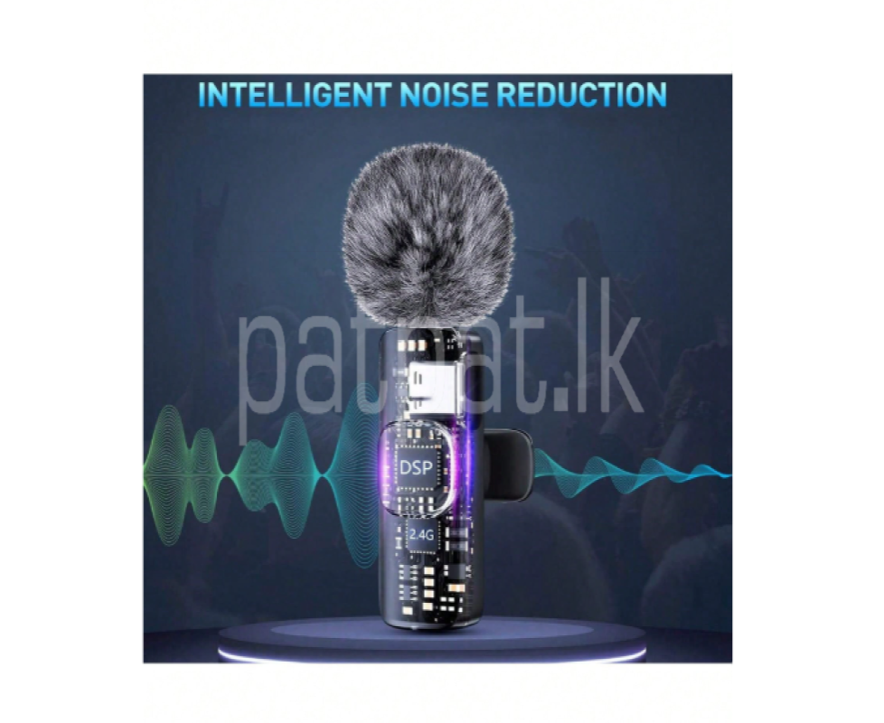 HITOZON Professional Wireless Lavalier Microphone,