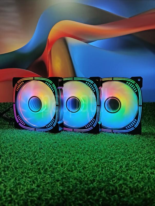 RGB Colour Auto Changing RGB Case Cooling Fans