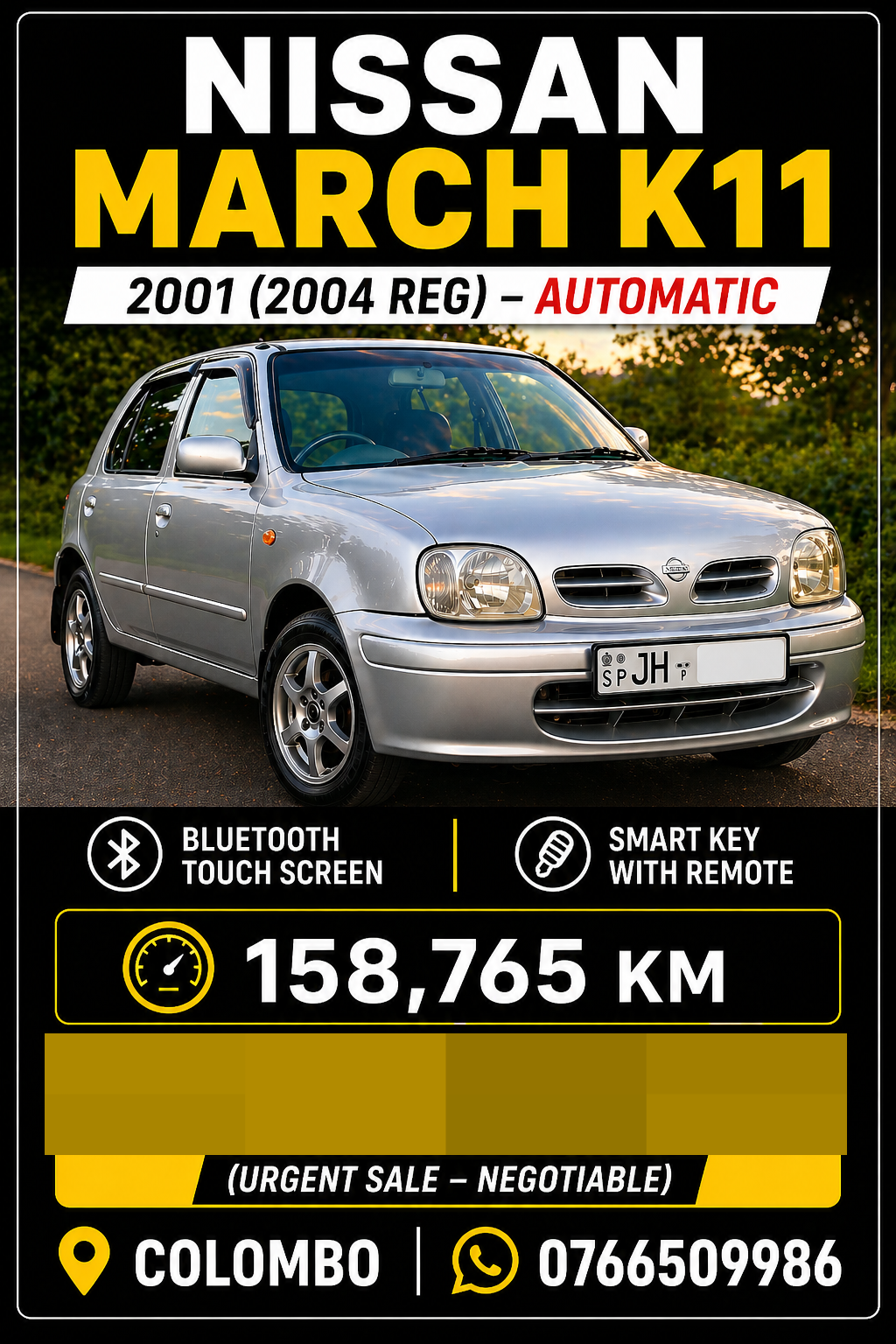 Nissan March 2001 - Used Car sale in Sri Lanka - patpat.lk