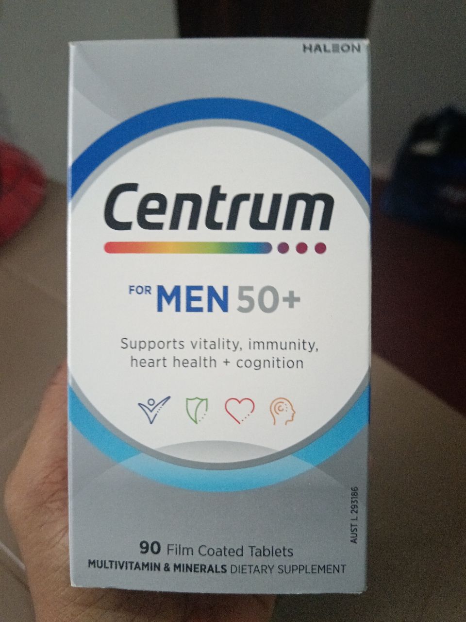Centrum For Men 50+ – 90 Film Coated Tablets