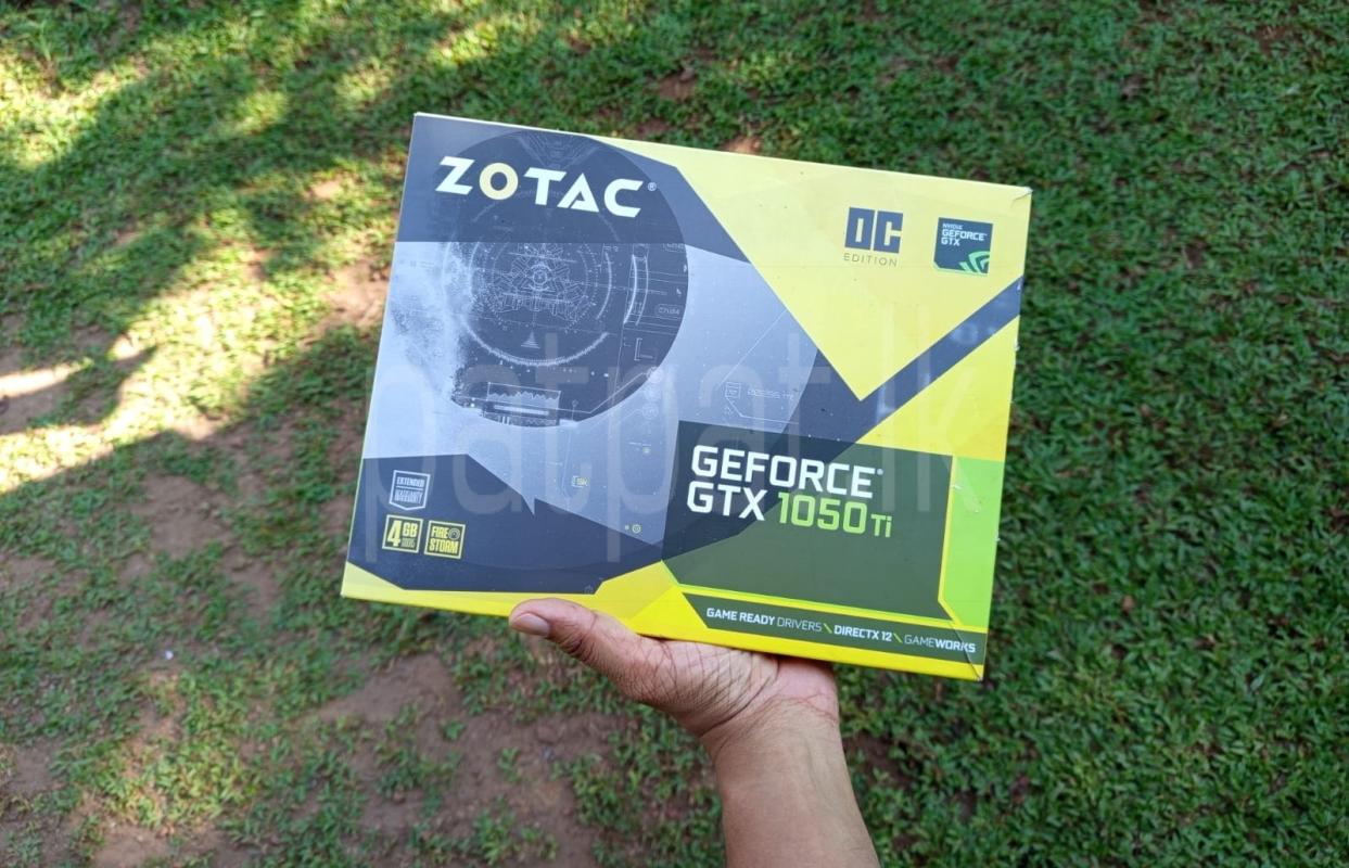 Zotac GeForce GTX 1050 Ti 4GB OC Full Set (Homagama)